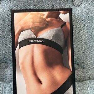 Tom Ford Modal Signature Bra Pink Bralette with Black Band